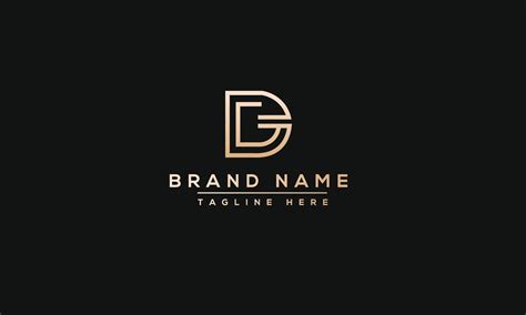 DG Logo Design Template Vector Graphic Branding Element 10814372 Vector Art at Vecteezy