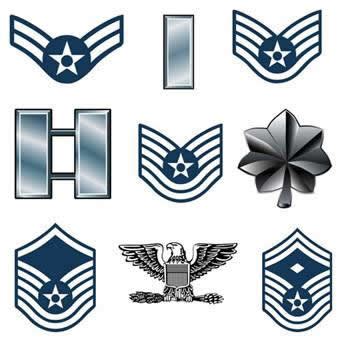 United States Military Rank Structure for the Air Force, Army, Marines, Navy, National Guard and ...