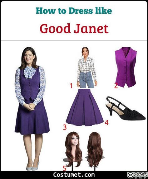 Good & Bad Janet Costume (The Good Place) for Cosplay & Halloween | Hot halloween outfits ...