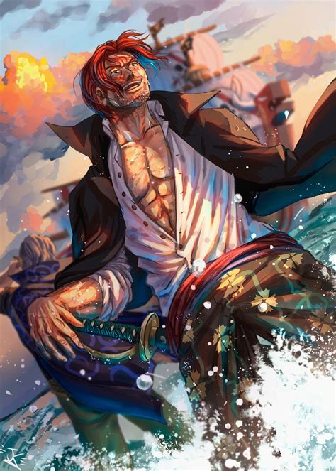 One Piece Wallpaper 4k Shanks Artstation Shanks One Piece A Red Hair | Images and Photos finder