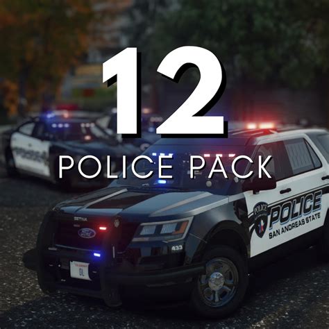 Fivem Police Car Pack: 12 Vehicles Fivem Ready Optimized Templates ...