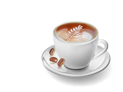 Realistic coffee cup of vector art. 538788 Vector Art at Vecteezy