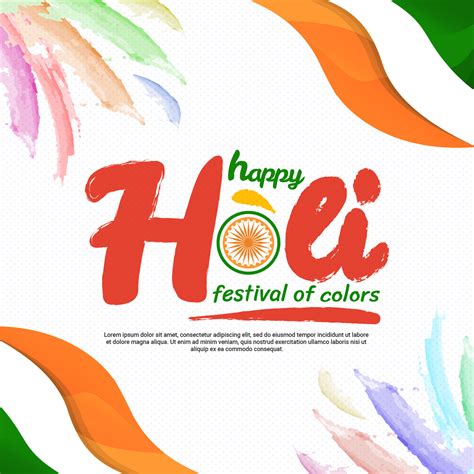 Happy Holi Festival Of Colors Vector Illustration 179556 Vector Art at ...