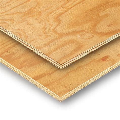 Plywood 11/32 in. x 4 ft. x 8 ft. Rtd Southern Yellow Pine Plywood Sheathing – Ex Ten