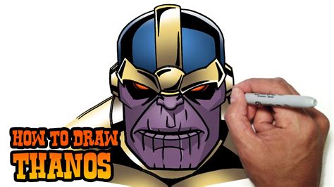 How To Draw Cartoon Thanos - Ultralight RadioDxer