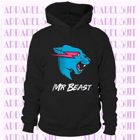 Mr Beast Hoodie Youtuber Kids Mister Beast Sweatshirt MrBeast Shirt Tiger Logo Quality Shirt for ...