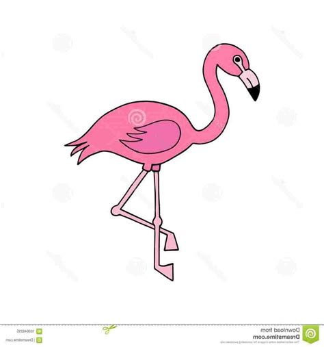 Simple Flamingo Drawing at PaintingValley.com | Explore collection of Simple Flamingo Drawing