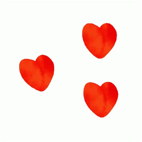 Red Hearts Sparkling Sticker - Red Hearts Sparkling - Discover & Share GIFs