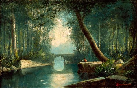 "Woodland Stream, an Idyll" Robert S. Duncanson - Artwork on USEUM