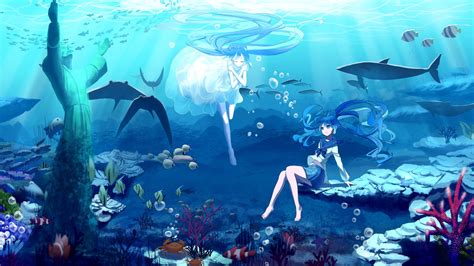 Anime Ocean Wallpapers - Wallpaper Cave