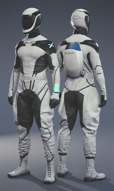 ArtStation - SpaceX Space Suit Concept, Lucas Valle | Space suit, Astronaut suit, Sci fi concept art