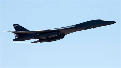 Air Force crew ejects safely as B-1 bomber crashes during landing in South Dakota