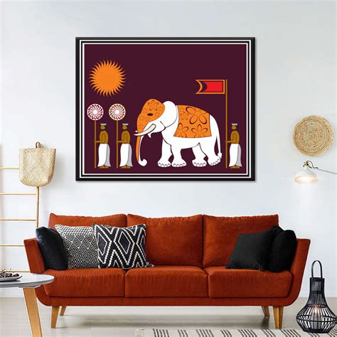 Traditional Sri Lankan Elephant Wall art | Elephant Stock