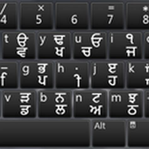 Punjabi Asees Font Keyboard With English Characters ~ Knowledge Bite