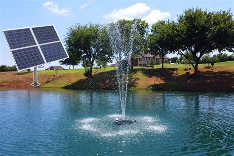 1/2 HP Solar Powered Large Pond Fountain | Discount Pond Shop