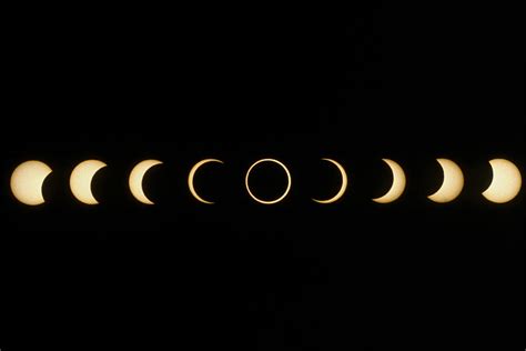 Time-lapse Image Of A Solar Eclipse Photograph by Dr Fred Espenak - Fine Art America