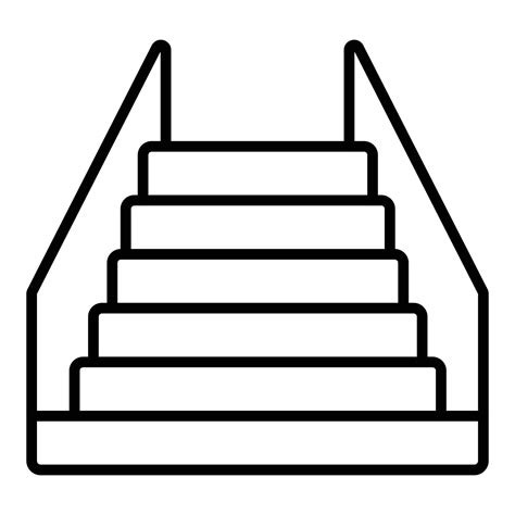 Stairs Clipart Black And White