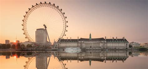 "London Eye at Sunset" : MostBeautiful