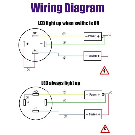 How To Wire A 4 Pin Push Button Switch