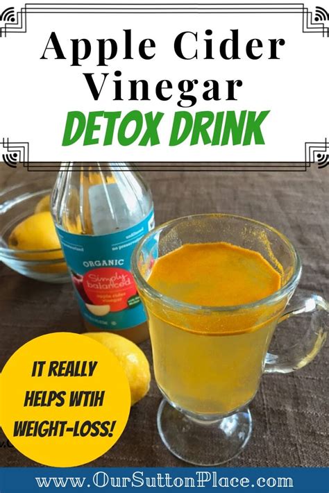 Apple Cider Vinegar Detox Drink