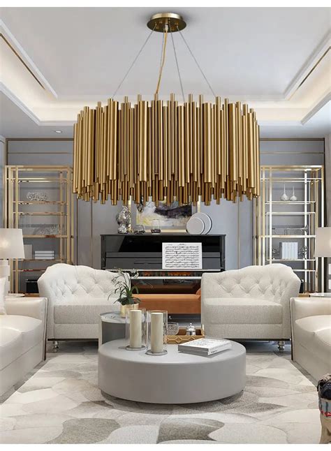 Maddison - Luxury Modern Round Gold Chandelier For Living Room – Lumulox