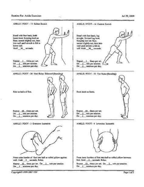 Ankle Exercises