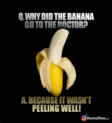 Banana Jokes, A-Peeling Banana Puns, Funny Bananas | PainfulPuns.com