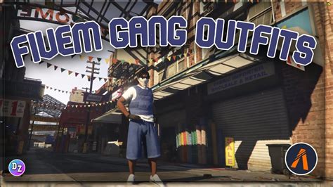 BLUE FiveM Gang Outfits Tutorial (unive) - YouTube