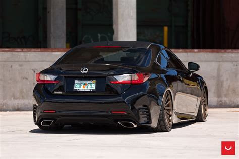 Lexus RC 350 F-Sport | "Black & Bronze" | Vossen VFS-2 Wheels