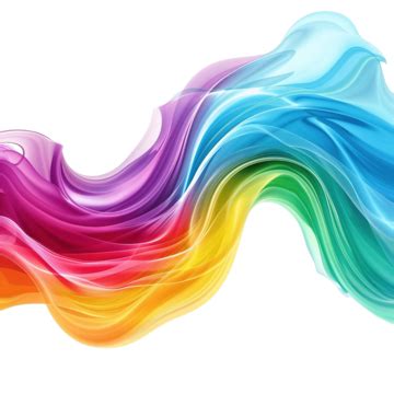 Waving Rainbow Colored, Wave, Rainbow, Pattern PNG Transparent Image and Clipart for Free Download