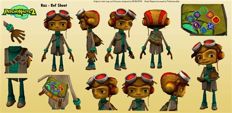 Psychonauts2- Raz Ref sheet by TheCreatorsEye on DeviantArt