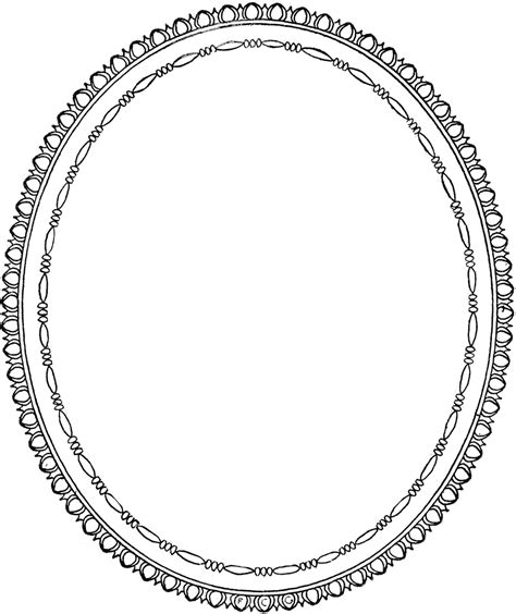 Oval Frame | ClipArt ETC