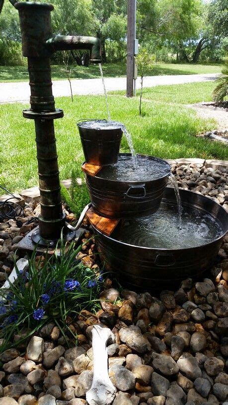 20+ Homemade Outdoor Fountain Ideas