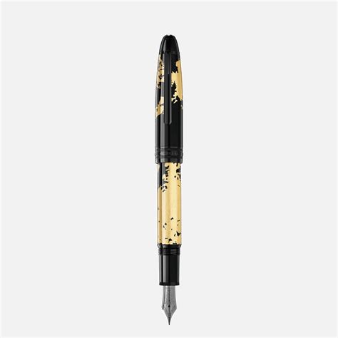 Meisterstück Solitaire Calligraphy Gold Leaf Fountain Pen - Luxury Fountain pens – Montblanc® GT