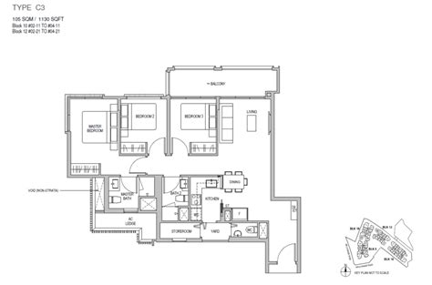 mayfair gardens Floor Plan C3 | MySgProp