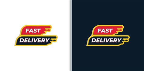 fast delivery logo set for template 7958130 Vector Art at Vecteezy