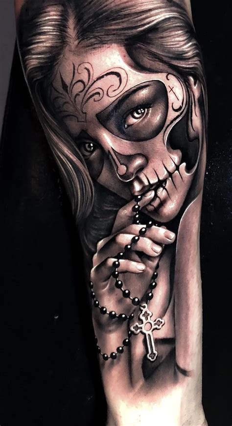 Celebrate life and death with these awesome day of the dead tattoos – Artofit