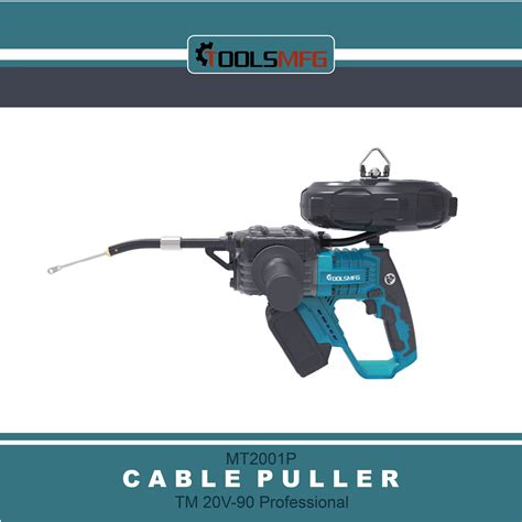 20V Cordless Electric Cable Puller Wire Pulling Tools - Pulling Fish Tape and 20V Stringing Machine