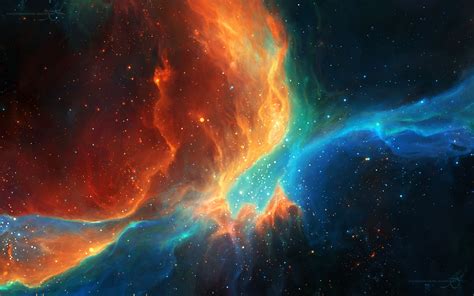 HD Sci-Fi Nebula Cosmos Wallpaper by Tyler Young