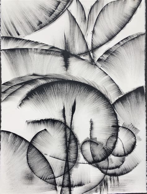 Black And White Abstract Drawing 2, Drawing by Khrystyna Kozyuk | Artmajeur