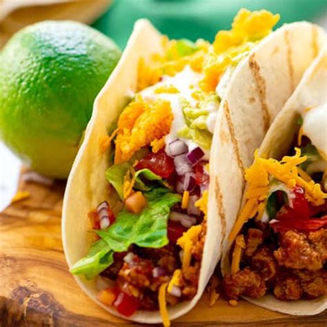 The Best Homemade Tacos - The Wholesome Dish