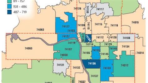 Tulsa County Zip Code Map - Cape May County Map