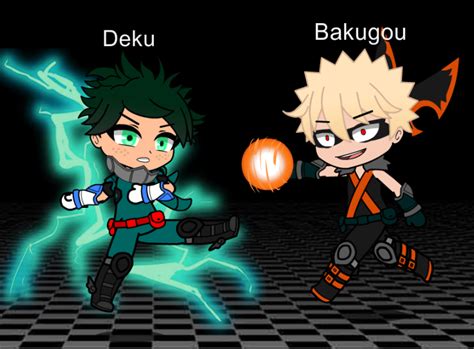 I made Deku and Bakugou in Gacha Club. : r/GachaClub