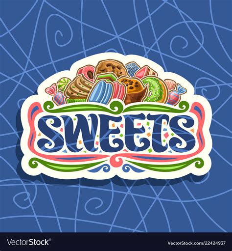 Logo for sweets Royalty Free Vector Image - VectorStock