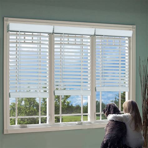 Regal Estate 2" Cordless Faux Wood Blind, White - Walmart.com - Walmart.com