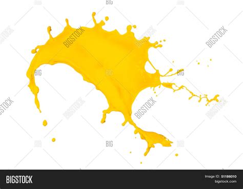 Yellow Paint Splash Image & Photo (Free Trial) | Bigstock