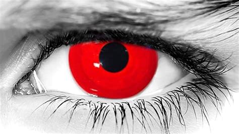 Red Vampire Contact Lenses - Wicked Eyez / Gothika Contact Lenses