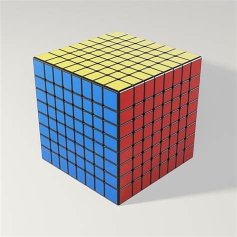 Rubiks Cube 8x8 3D model | CGTrader