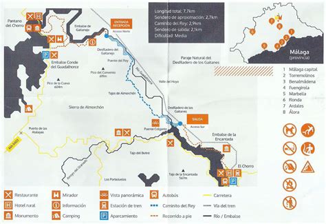 Caminito Del Rey Mapa | Mapa