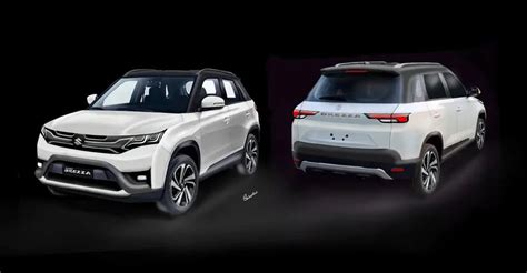 Upcoming 2022 Maruti Suzuki Vitara Brezza rendered